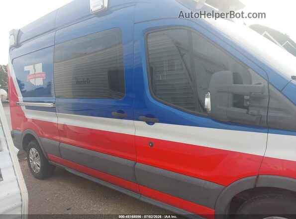 1FDBW2XG1GKA32939 2016 FORD TRANSIT-350 Blue Rear interior view