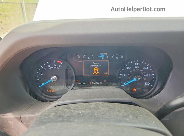 1FDWE3FN6SDD00326 2024 FORD ECONOLINE White Instrument cluster view