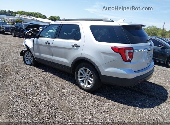 1FM5K7B81GGA70826 2016 FORD EXPLORER Silver Tył lewy