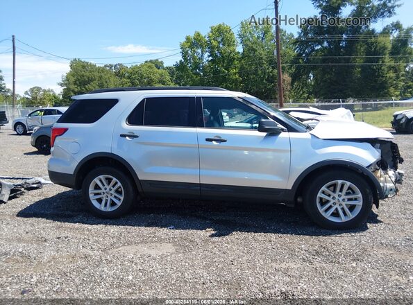 1FM5K7B81GGA70826 2016 FORD EXPLORER Silver Widok wnętrza 360 stopni