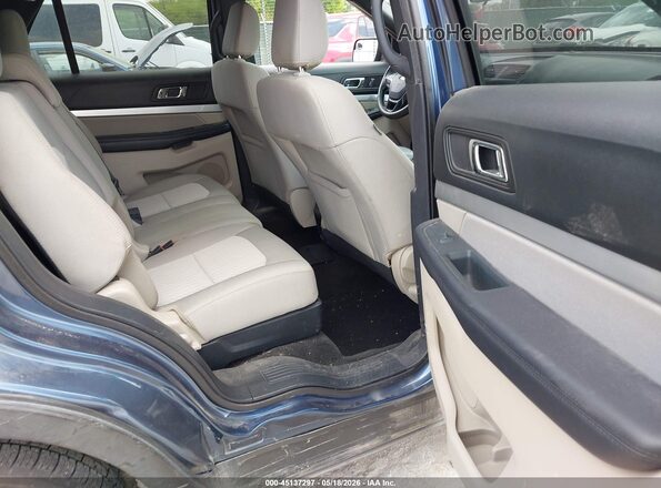 1FM5K7B81JGA90663 2018 FORD EXPLORER Blue VIN կոդի պիտակի տեսք