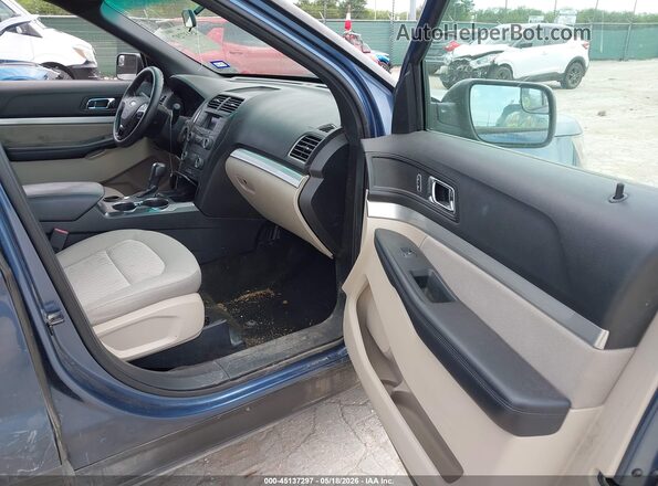 1FM5K7B81JGA90663 2018 FORD EXPLORER Blue Սալոնի դիմացի տեսք