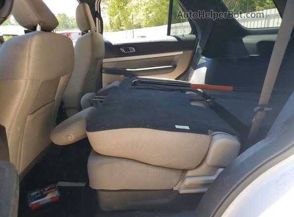 1FM5K7B81KGA48950 2019 FORD EXPLORER White Вид задніх сидінь