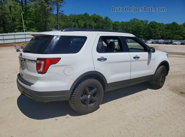 1FM5K7B81KGA48950 2019 FORD EXPLORER White Задня права чверть