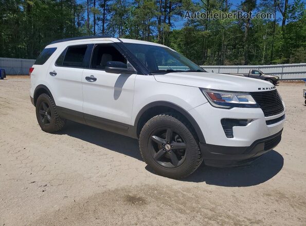 1FM5K7B81KGA48950 2019 FORD EXPLORER White Передня права чверть