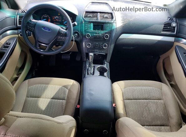 1FM5K7B86GGC82265 2016 FORD EXPLORER Blue Առջևի վահանակի տեսք