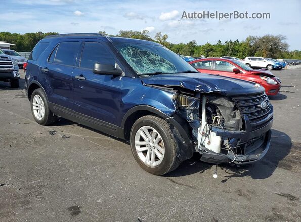 1FM5K7B86GGC82265 2016 FORD EXPLORER Blue Առջևի աջ