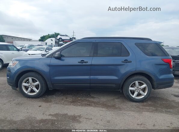 1FM5K7B86KGA76713 2019 FORD EXPLORER Blue Vista interior de 360 grados