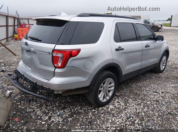 1FM5K7B88HGC09562 2017 FORD FORD EXPLORER Серебряный Задняя правая четверть