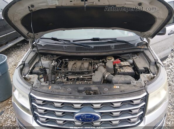 1FM5K7B88HGC09562 2017 FORD FORD EXPLORER Серебряный Вид сзади
