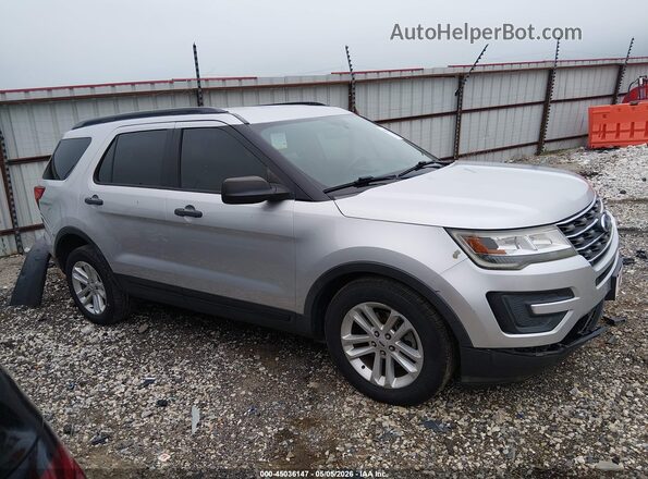 1FM5K7B88HGC09562 2017 FORD FORD EXPLORER Серебряный Панорамный вид салона 360°