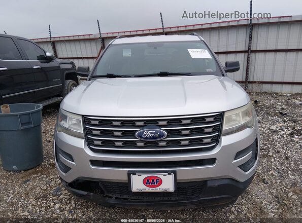 1FM5K7B88HGC09562 2017 FORD FORD EXPLORER Серебряный Вид задней части салона