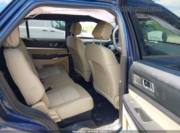 1FM5K7B88HGC98646 2017 FORD EXPLORER Blue VIN კოდის სტიკერის ხედი
