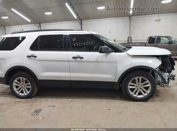1FM5K7BH5HGA21758 2017 FORD EXPLORER White Սալոնի 360 աստիճան տեսք