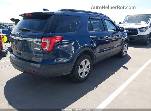 1FM5K7BHXHGC02337 2017 FORD EXPLORER Blue Задня права чверть
