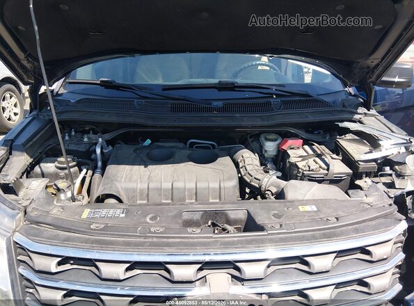1FM5K7BHXHGC02337 2017 FORD EXPLORER Blue Вид ззаду