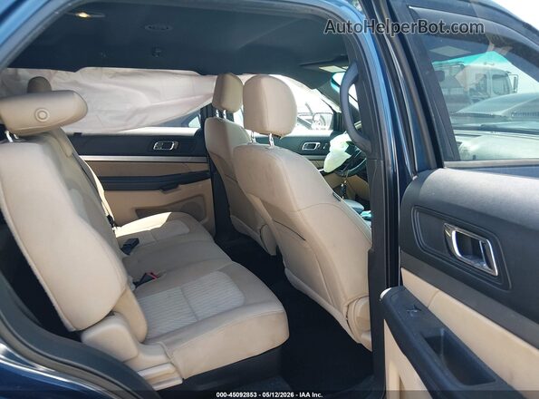 1FM5K7BHXHGC02337 2017 FORD EXPLORER Blue Вид наклейки з VIN-кодом