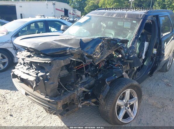 1FM5K7BHXJGC52175 2018 FORD EXPLORER Black Widok z przodu