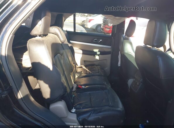 1FM5K7BHXJGC52175 2018 FORD EXPLORER Black Widok naklejki z numerem VIN