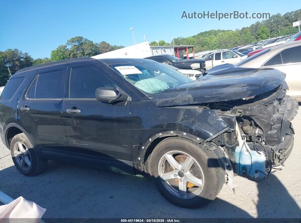 1FM5K7BHXJGC52175 2018 FORD EXPLORER Black Widok zestawu wskaźników