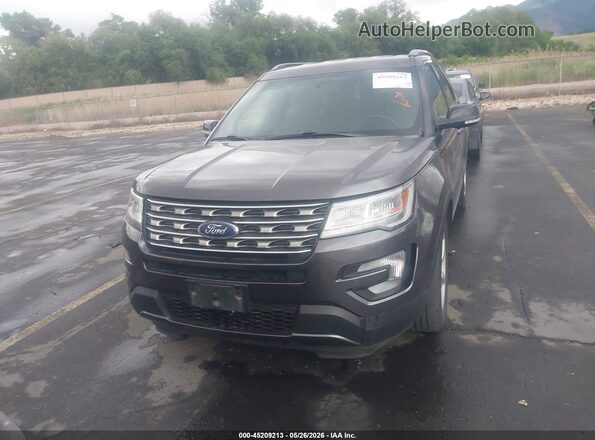 1FM5K7D80GGD03057 2016 FORD EXPLORER Серый Вид щитка приборов