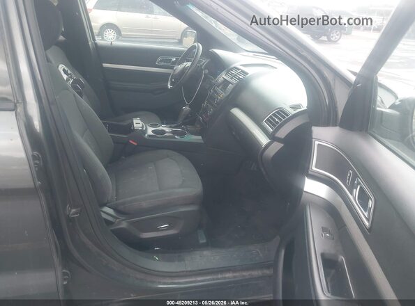 1FM5K7D80GGD03057 2016 FORD EXPLORER Серый Вид салона спереди
