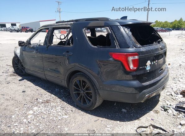 1FM5K7D80HGA10891 2017 FORD EXPLORER Gray Tył lewy