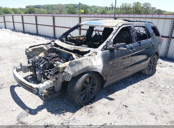 1FM5K7D80HGA10891 2017 FORD EXPLORER Gray Przód lewy