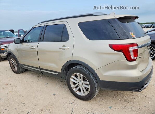 1FM5K7D80HGD53295 2017 FORD EXPLORER Желто-коричневый Задняя левая четверть