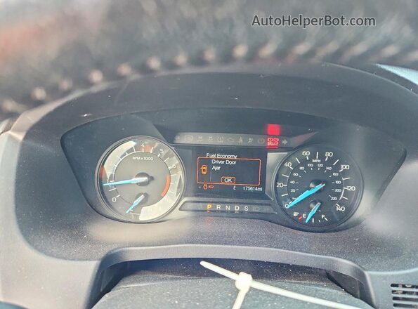1FM5K7D80HGD53295 2017 FORD EXPLORER Желто-коричневый Вид щитка приборов