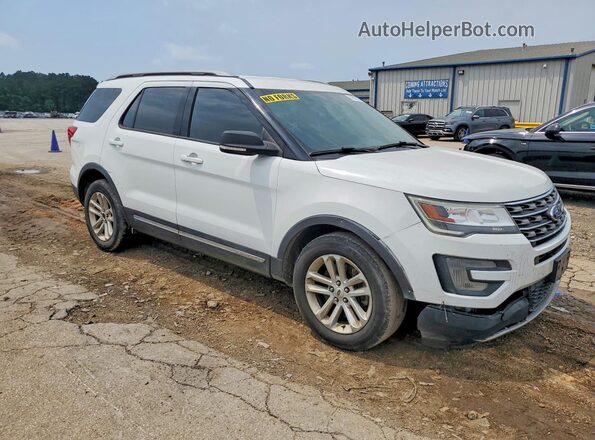 1FM5K7D80HGD95921 2017 FORD EXPLORER Белый Передняя правая четверть