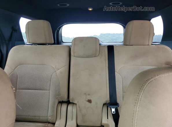 1FM5K7D80HGD95921 2017 FORD EXPLORER Белый Вид задних сидений