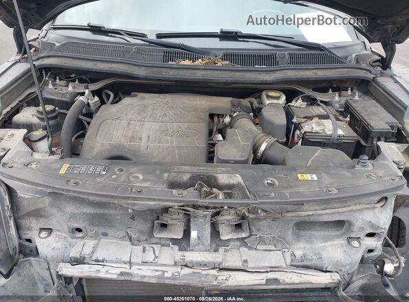 1FM5K7D80HGE23264 2017 FORD EXPLORER Black Widok z tyłu