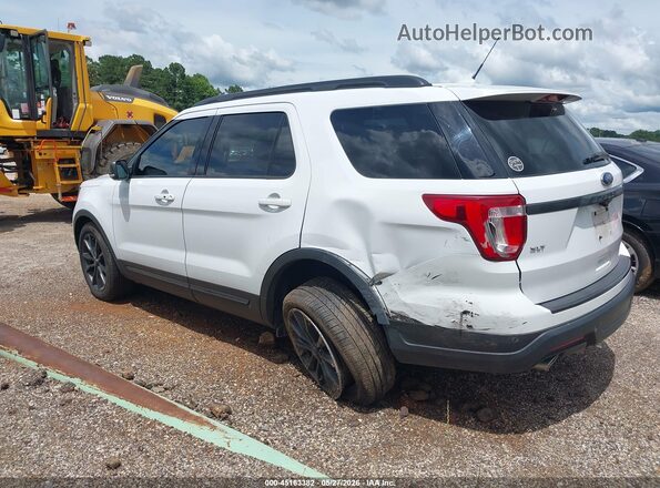 1FM5K7D80KGA88482 2019 FORD EXPLORER White Trasero izquierdo