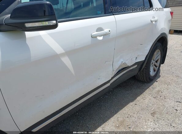 1FM5K7D81HGD82742 2017 FORD EXPLORER White Вид спереду