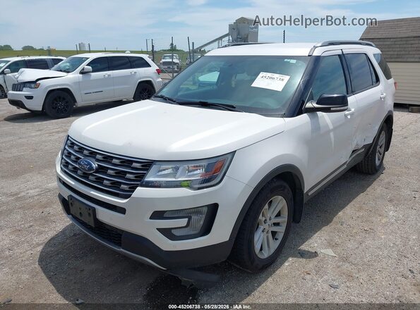 1FM5K7D81HGD82742 2017 FORD EXPLORER White Передня ліва чверть