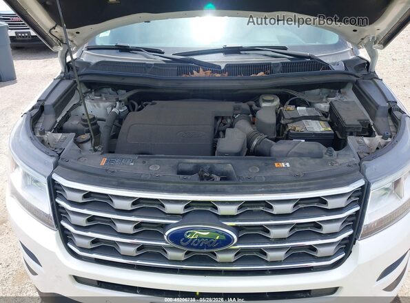 1FM5K7D81HGD82742 2017 FORD EXPLORER White Вид ззаду