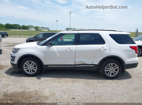 1FM5K7D81HGD82742 2017 FORD EXPLORER White Вид задньої частини салону