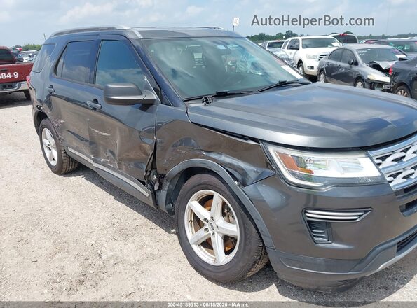 1FM5K7D81KGA37007 2019 FORD EXPLORER Gray Vista frontal