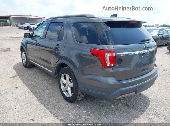 1FM5K7D81KGA37007 2019 FORD EXPLORER Gray Trasero izquierdo