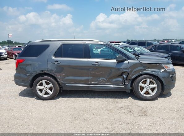 1FM5K7D81KGA37007 2019 FORD EXPLORER Gray Vista interior de 360 grados