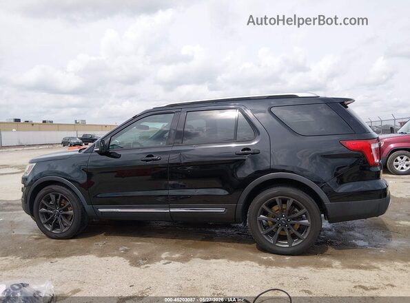 1FM5K7D82HGC21185 2017 FORD EXPLORER Black Панорамний вид салону 360°
