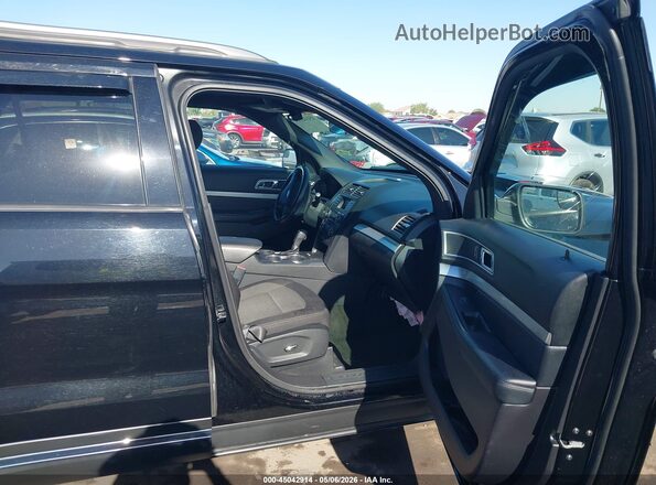 1FM5K7D82HGD42833 2017 FORD FORD EXPLORER Black წინა სალონის ხედი