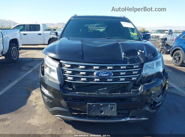 1FM5K7D82HGD42833 2017 FORD FORD EXPLORER Black წინა ხედი
