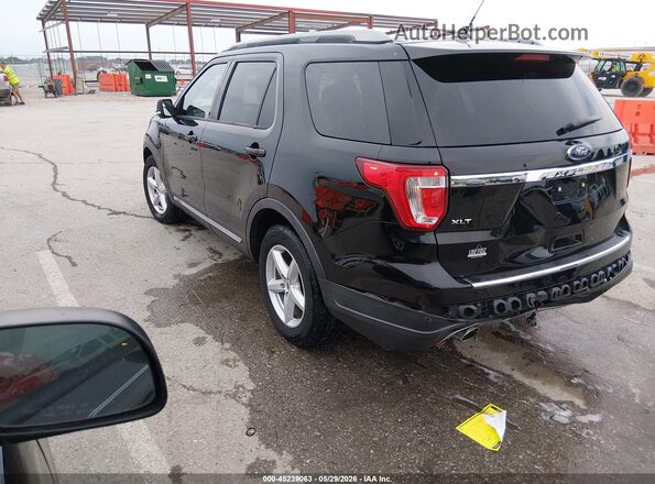 1FM5K7D82JGA11823 2018 FORD EXPLORER Black Задня ліва чверть