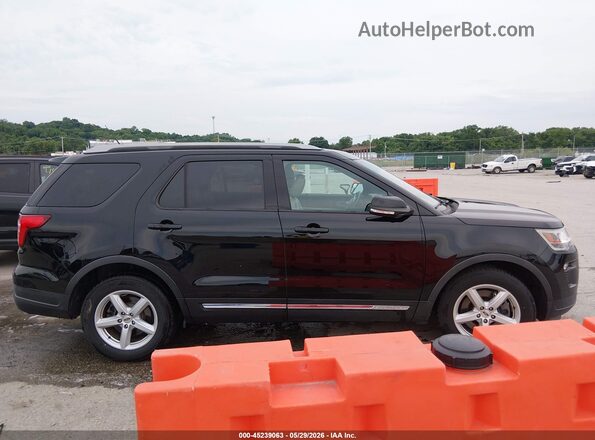 1FM5K7D82JGA11823 2018 FORD EXPLORER Black Вид задньої частини салону