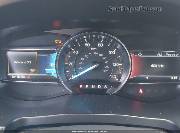 1FM5K7D82JGA13541 2018 FORD EXPLORER Red Rear seats view