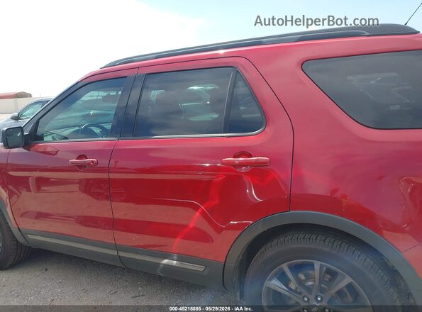 1FM5K7D82JGA13541 2018 FORD EXPLORER Red 