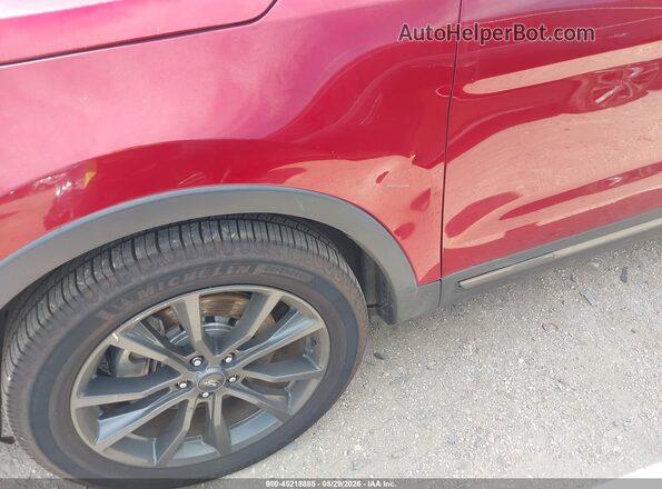 1FM5K7D82JGA13541 2018 FORD EXPLORER Red 