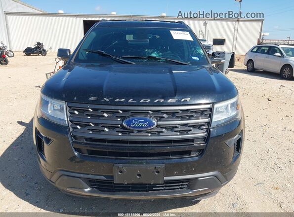 1FM5K7D82JGC68884 2018 FORD EXPLORER Черный Вид панели приборов